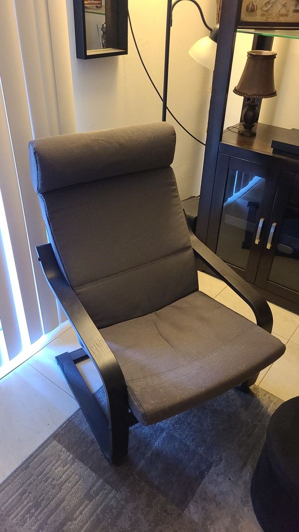 Ikea Poang chair with stool for Sale in Fort Lauderdale, FL - OfferUp
