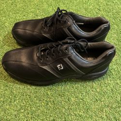 Black Gorgeous Golf Footjoy Greenjoys In Excellent Condition Size 9.5 Mens