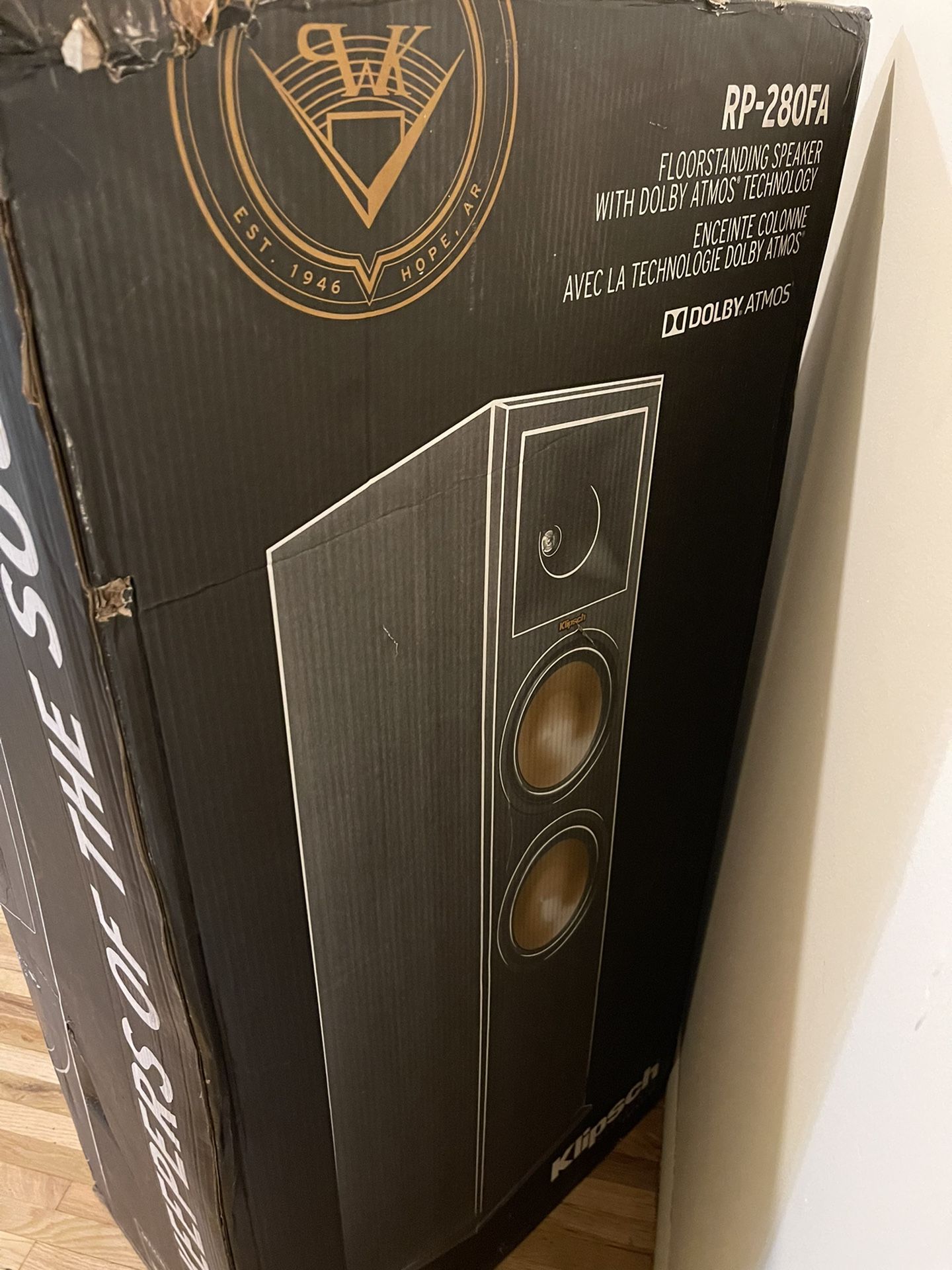 Klipsch Reference Premier RP 280FA Dolby Atmos Loud Speakers(pair)