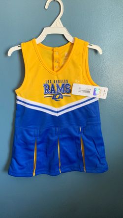 LOS ANGELES RAMS CHEERLEADER OUTFIT TODDLER SIZE 4T