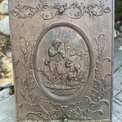 Antique Vintage Cast Iron Fireplace Insert Cover
