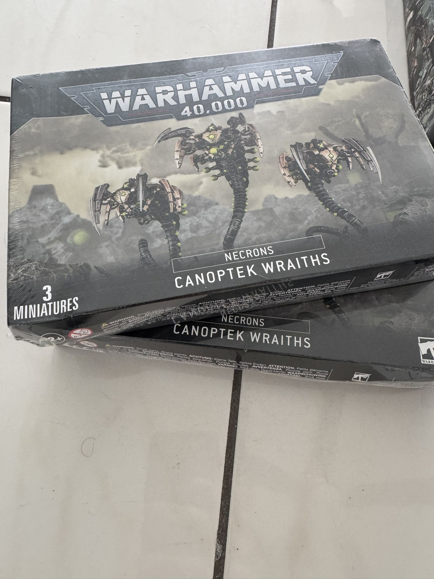 Warhammer 40K Necrons Canoptek Wraiths - New & Sealed
