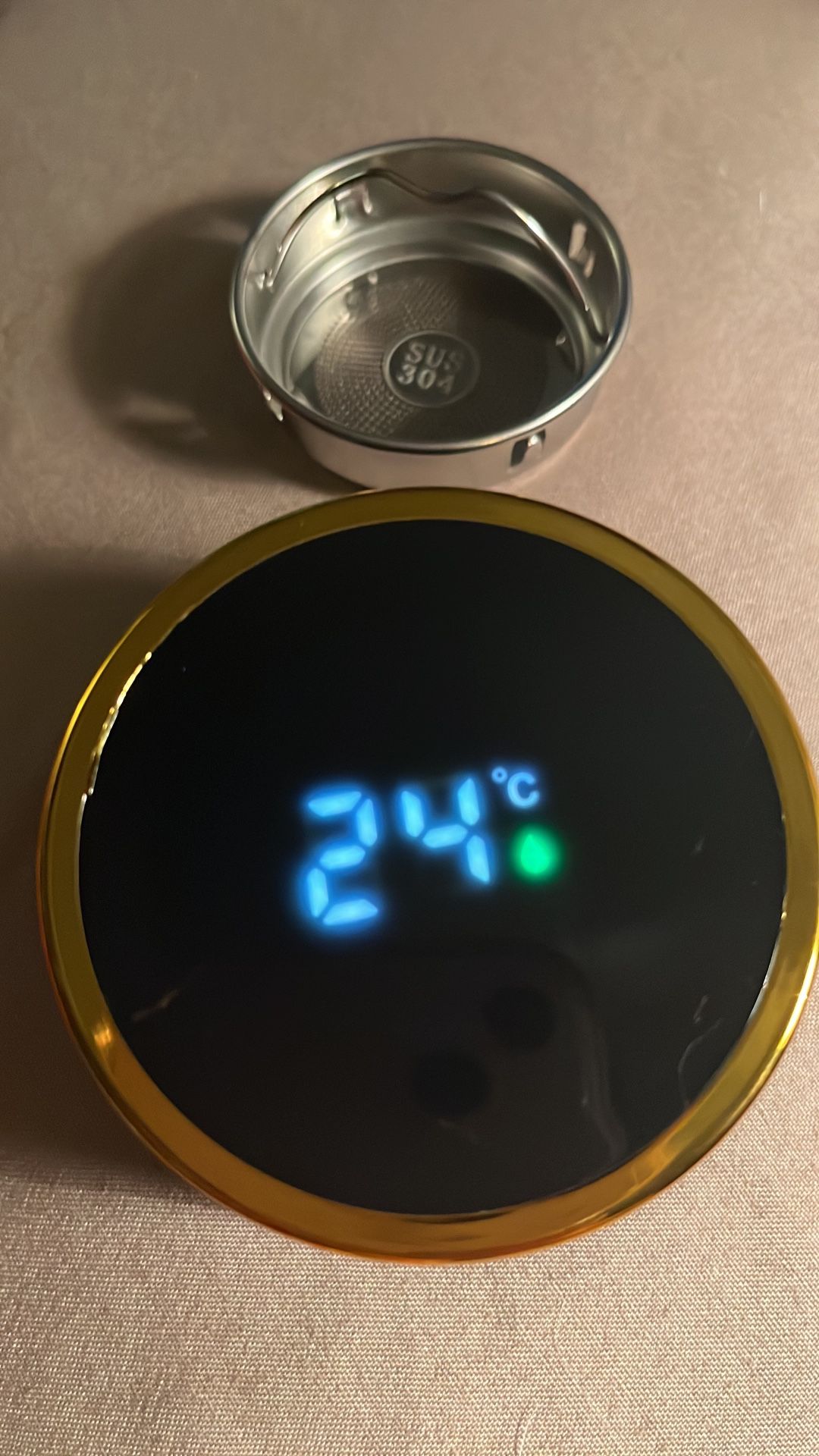 Thermos Tumblers W/ Digital Temperature Indicator