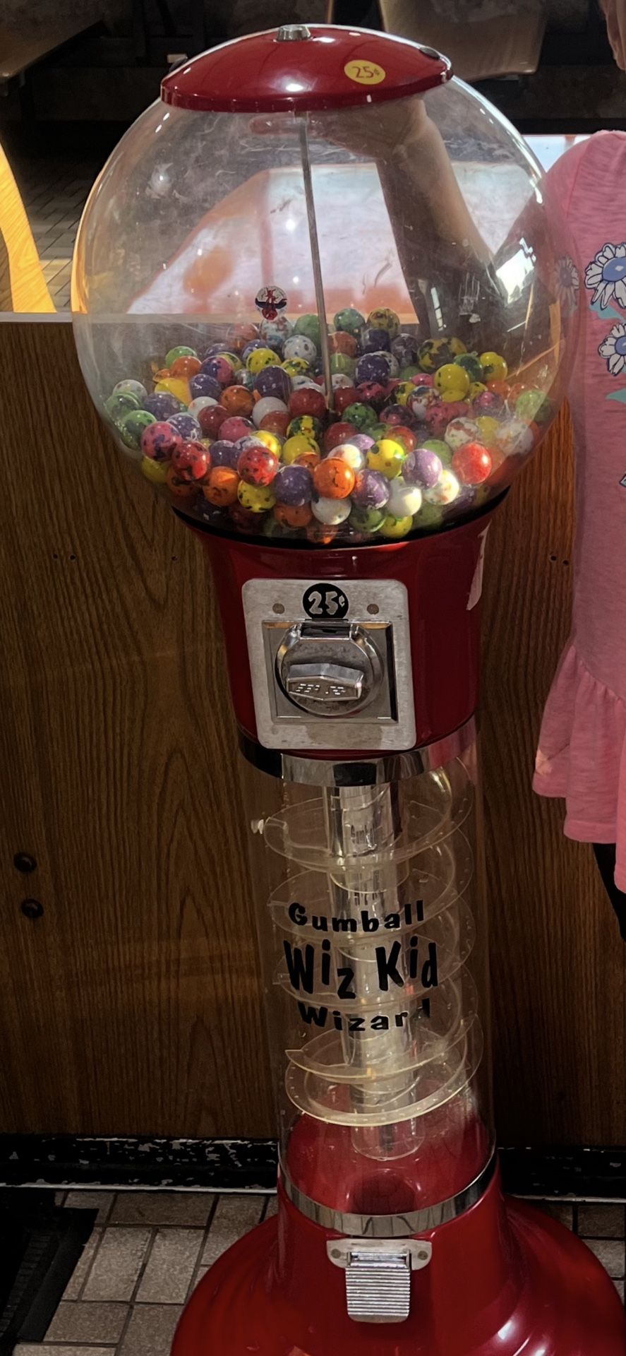 Wiz Spiral Gumball Machine