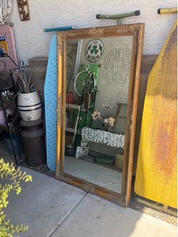 Vintage 55”x31.5” Ornate Mirror