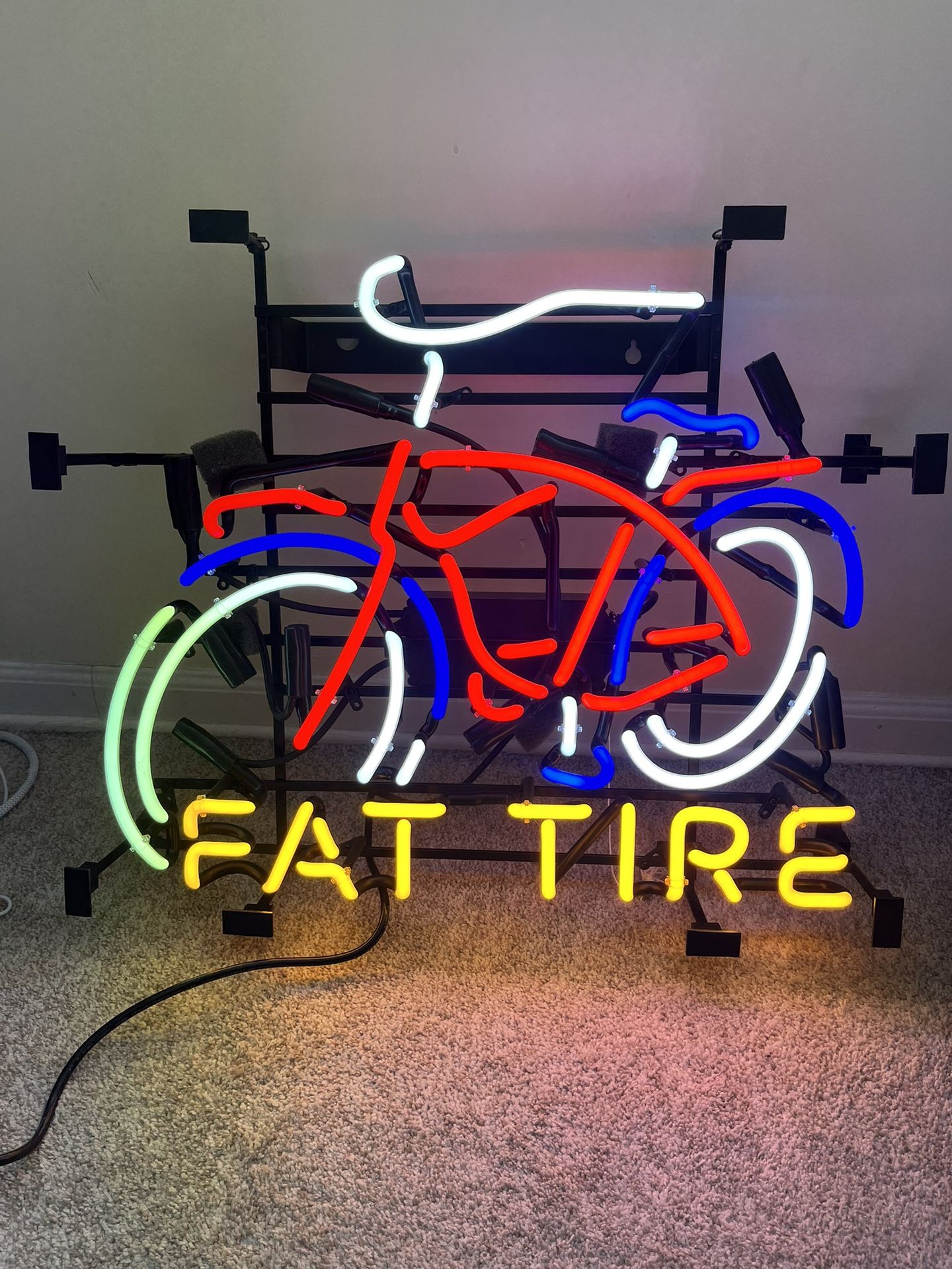 Fat Tire Neon Sign