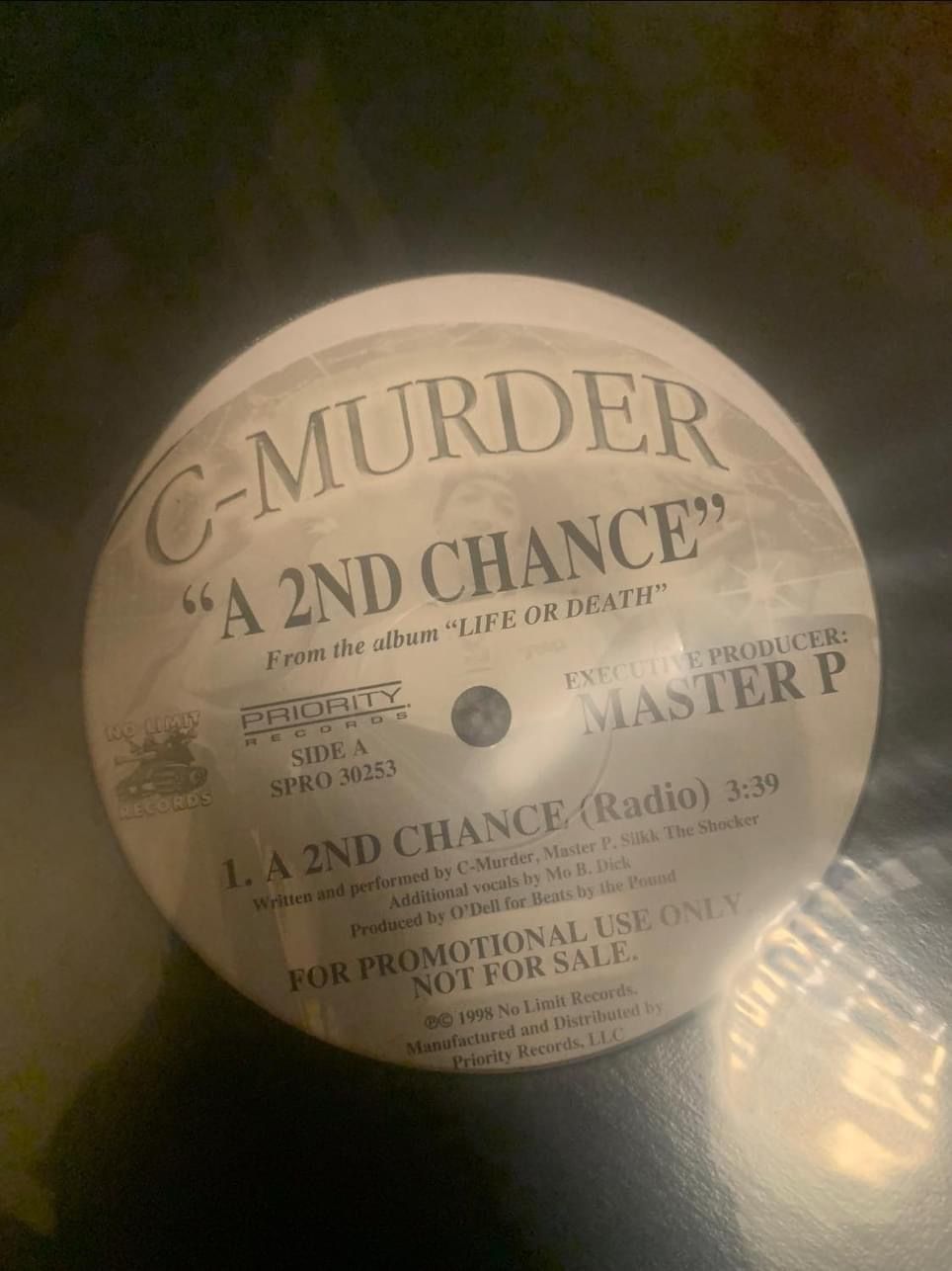 C-Murder - 2nd Chance “Life or Death” 12 Inch Vinyl Record!