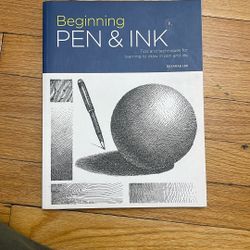 Beginning pen & Ink Learning To Draw Book