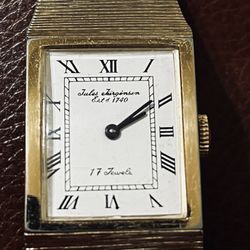 1980’s Mans Jules Jurgenson Bracelet Watch