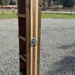 Basil Hayden storage shelf