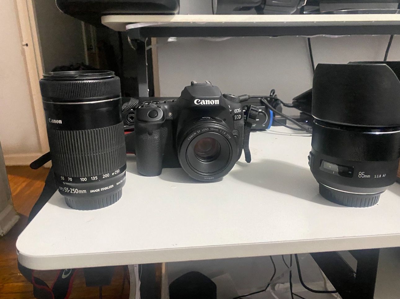 Canon 90D DSLR + 2 Lenses + Camera Bag – $1000 OBO (CASH ONLY)