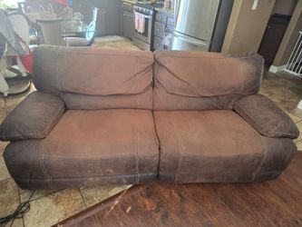 2 - Super Comfortable Brown Reclining LoveSeat