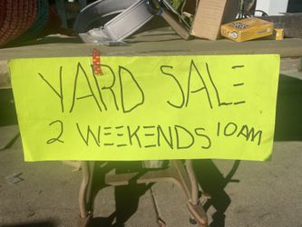 Huge Three Family Yard Sale, Two Weekends, 12/6&7&12/11 Thru14, 8am