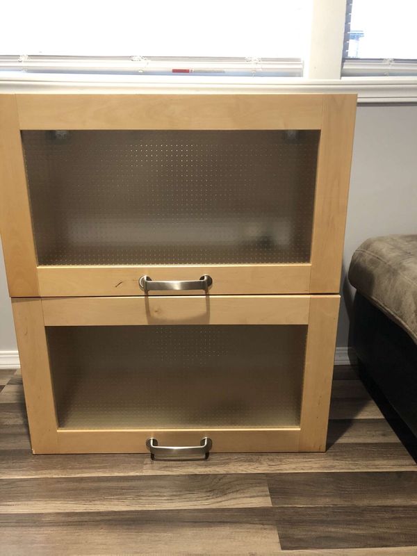 IKEA Wooden/Glass Cabinets for Sale in Everett, WA - OfferUp