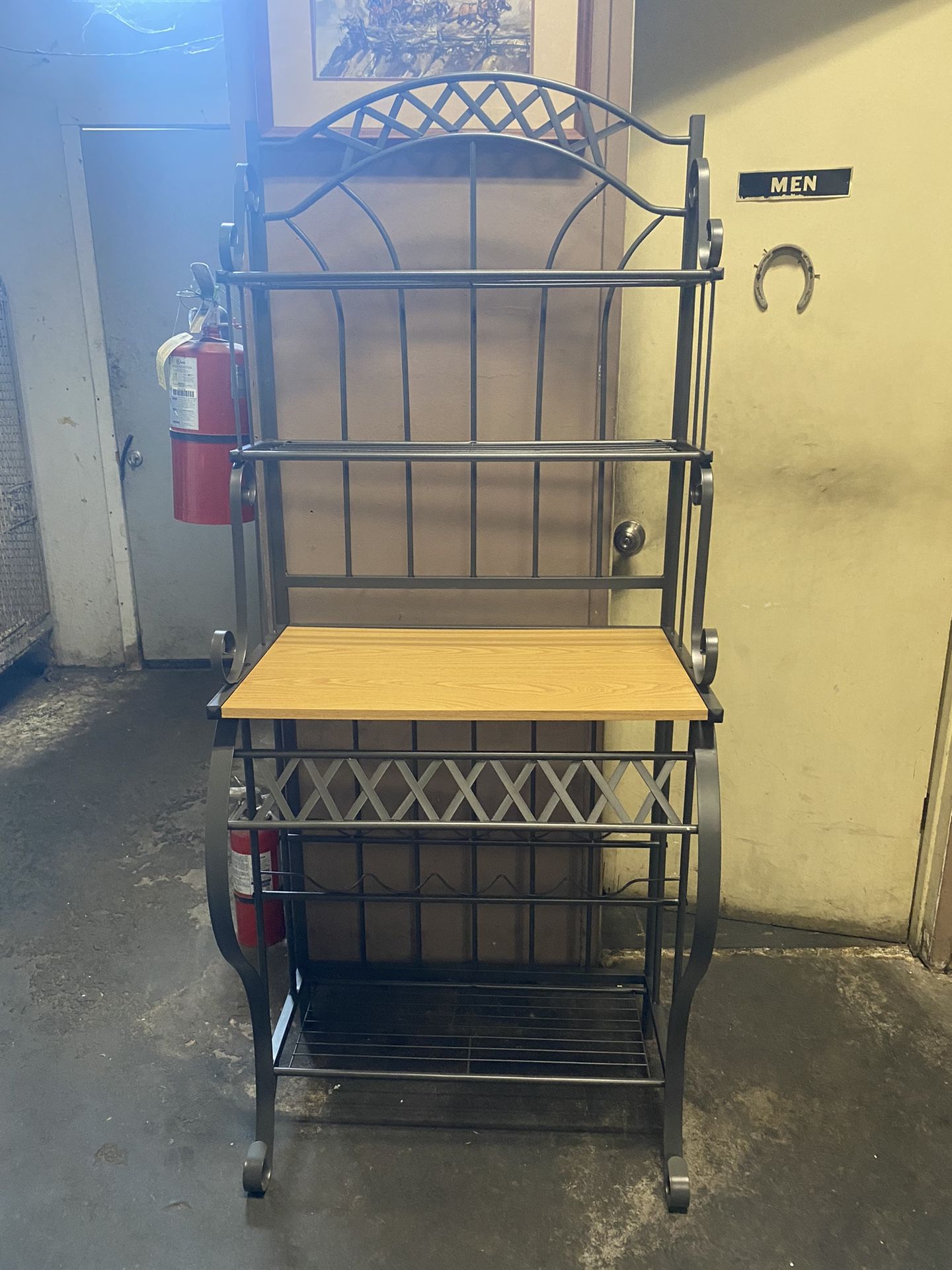 New Bakers’ Rack Kitchen Rack Metal 65” High X 28” Wide X 17” Deep