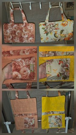 Hand-made Quilted Bible/Book/Laptop  Carry Case