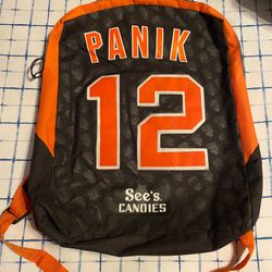San Francisco GIANTS 2016 JOE PANIK BACKPACK, California SEE'S CANDIES, !!OBO!!