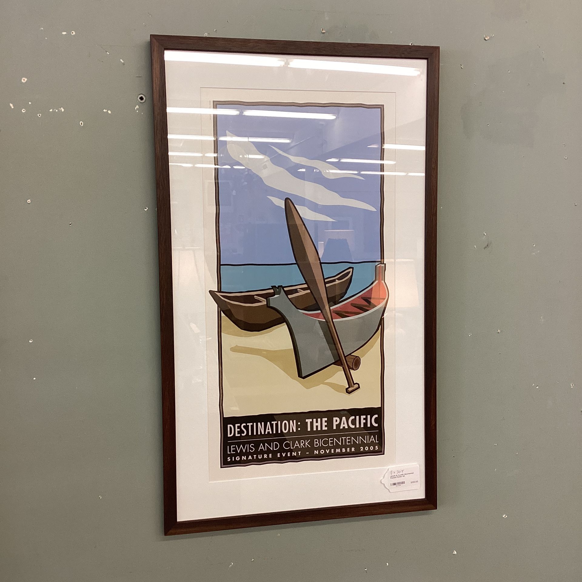 LEWIS & CLARK Bicentennial Framed Poster