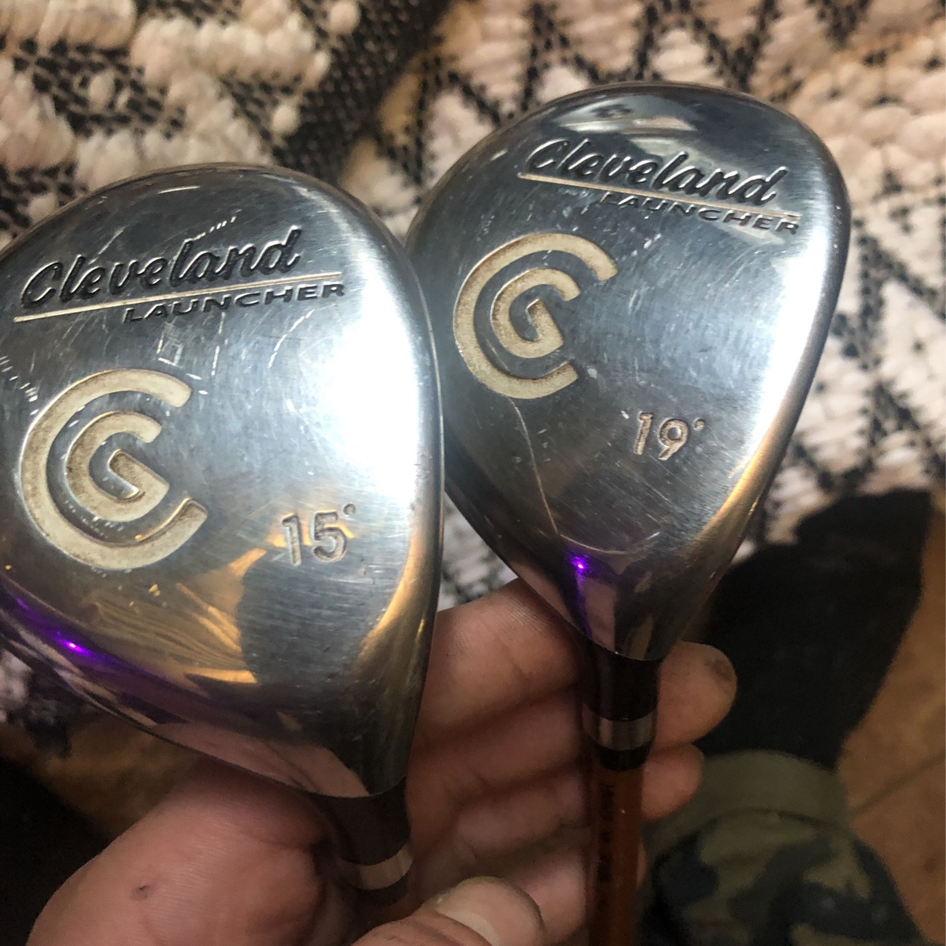 To Cleveland Launcher Gold 65 G Or Flex Drivers 19° And A 15°