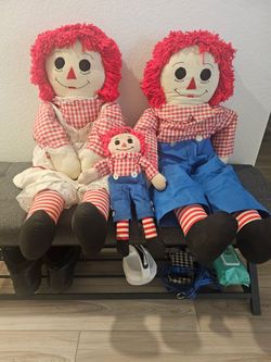 RAGGY ANN & ANDY DOLLS IN GREAT CONDITION