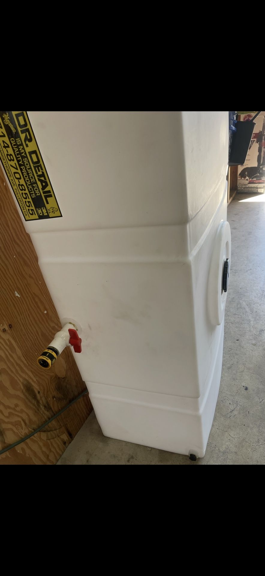 65 Gallon Water Tank Detailing Tank Low Profile