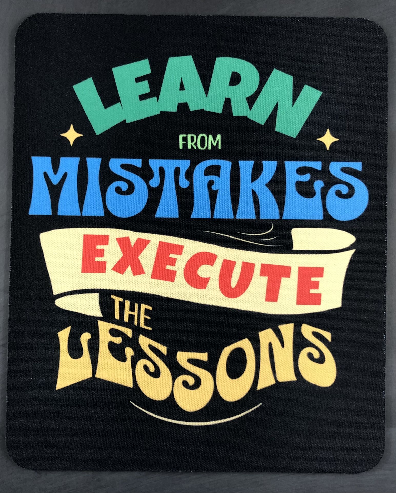 Learn Lessons Soft Gaming Mouse Pad Laptop Computer PC Optical MousePad - 9.5" x 7.9"