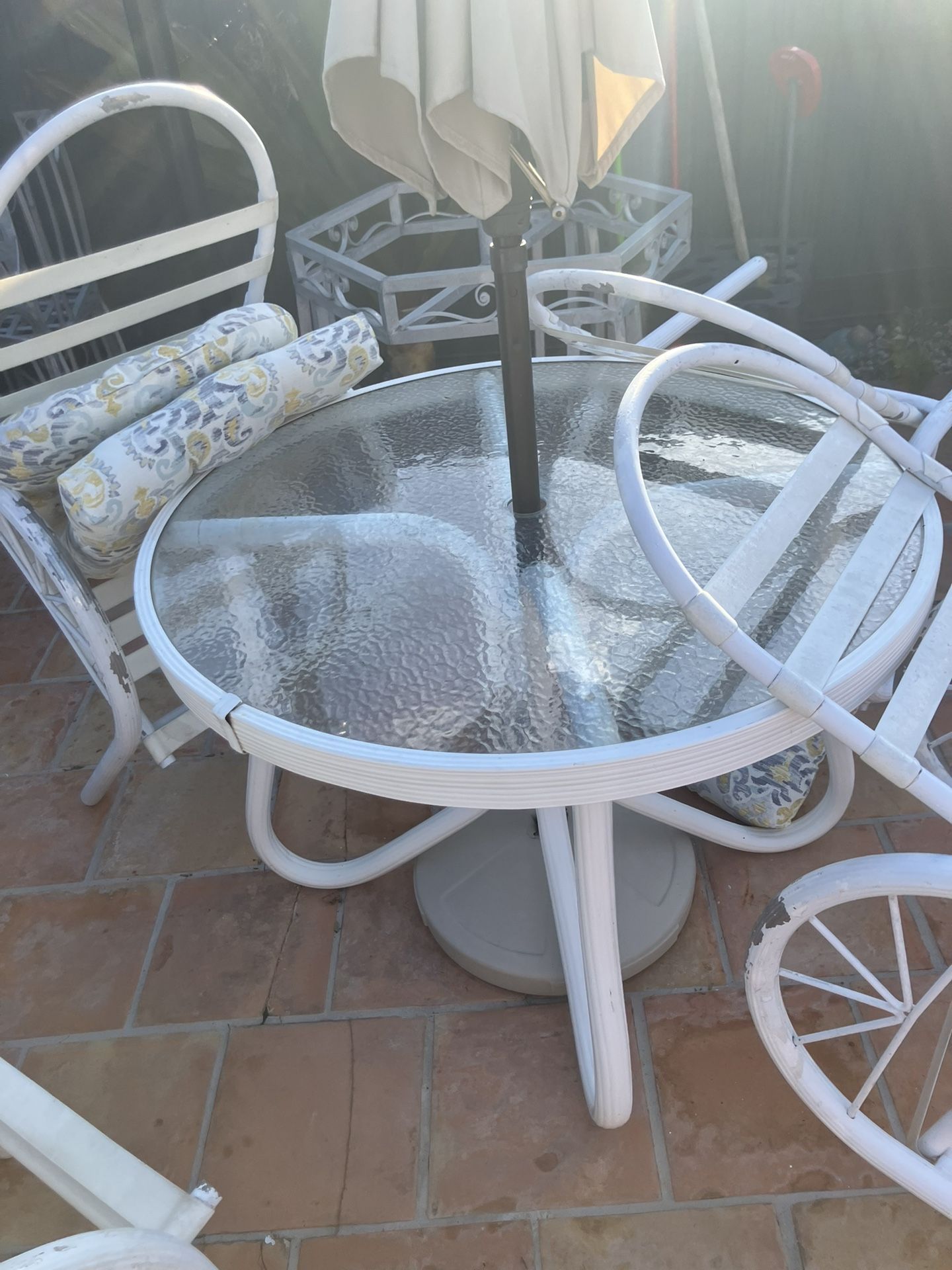 Aluminum Patio Set $80