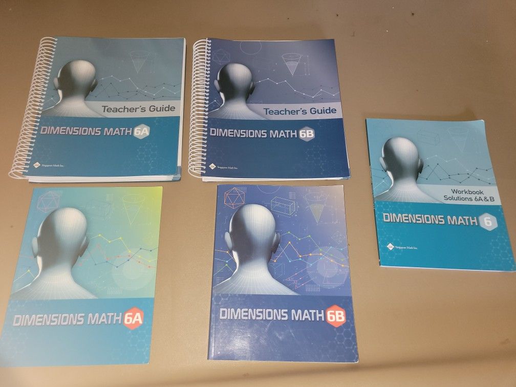 Dimensions Math 6 Grade Complete Set 