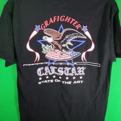 Calstar Grafighter T-Shirt Men's Sz Medium Fishing Tee 