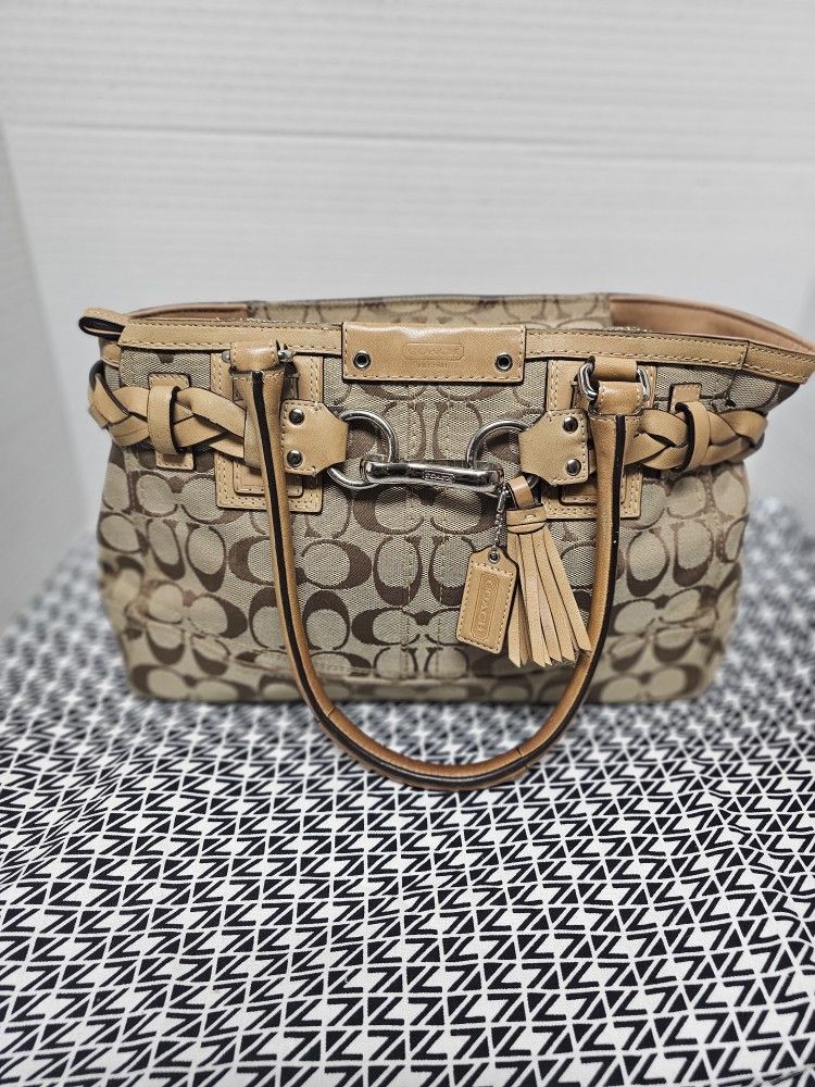 Coach Hampton Signature Tote