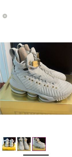 Limited edit 24k Gold LeBron Sail sneakers