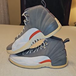 Jordan Air Jordan 12 Retro Cool Grey 2012 High Top 130690-012 Men's Sneaker