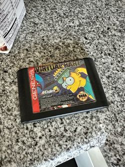 Virtual Bart Sega Genesis Cartridge