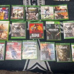 Xbox One Games And 2 Xbox 360 Games Both Classics