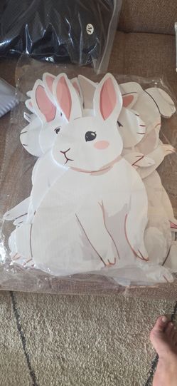 Set of 9 Easter Bunny Yard - 4 packs
