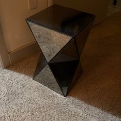 Mirrored Side Table