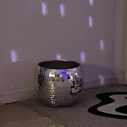 Disco Ball Plant Pots