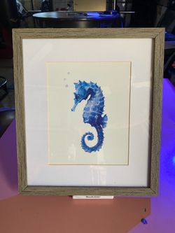Seahorse wall frame