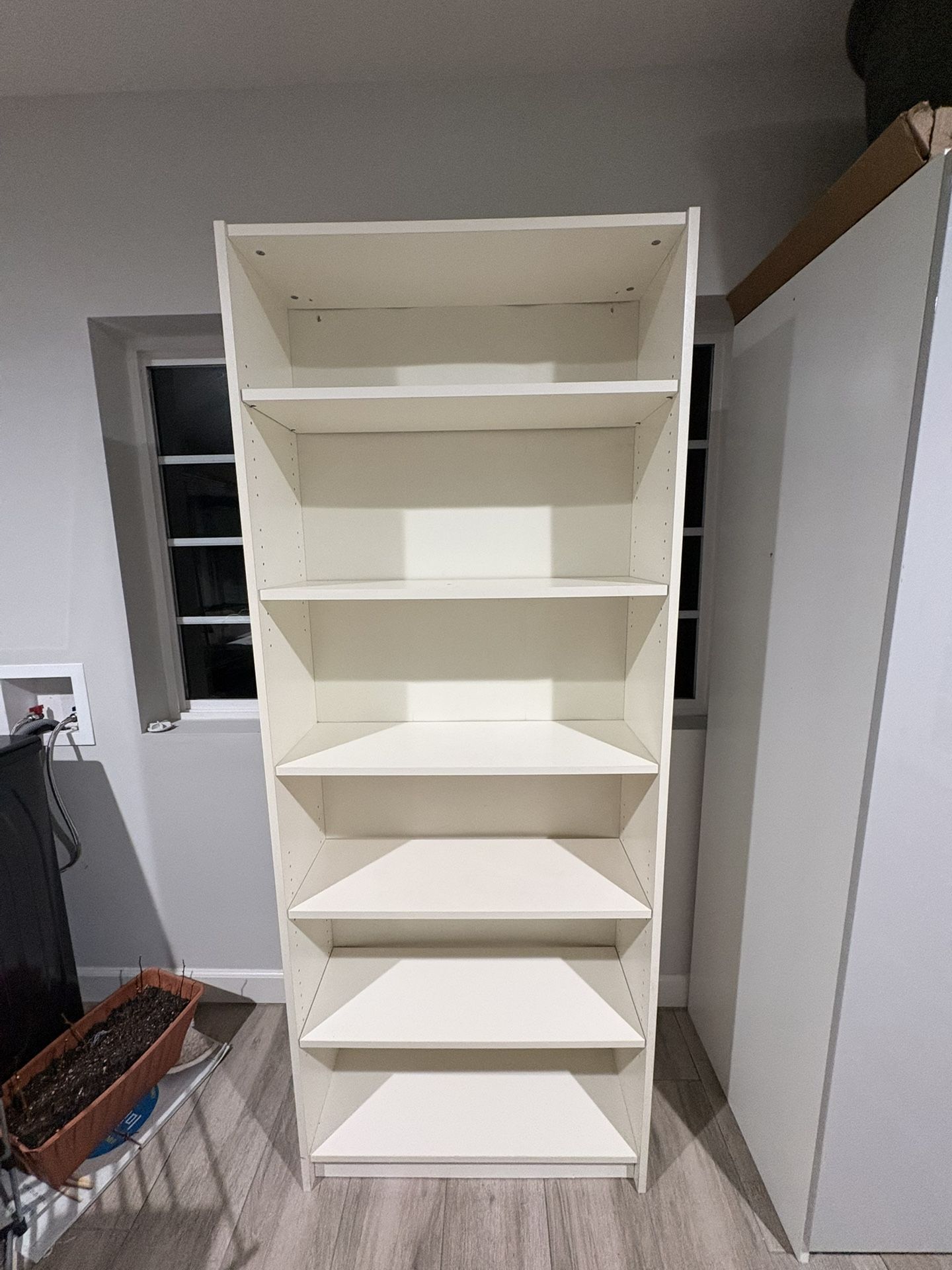 IKEA Billy Bookcase White. 32”W x 11”D x 80”H