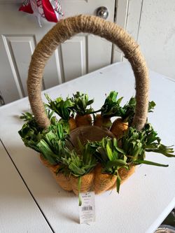 Cute Easter Carrot Basket. See Description
