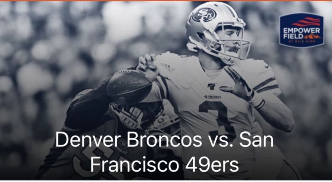 Denver Broncos vs 49ers