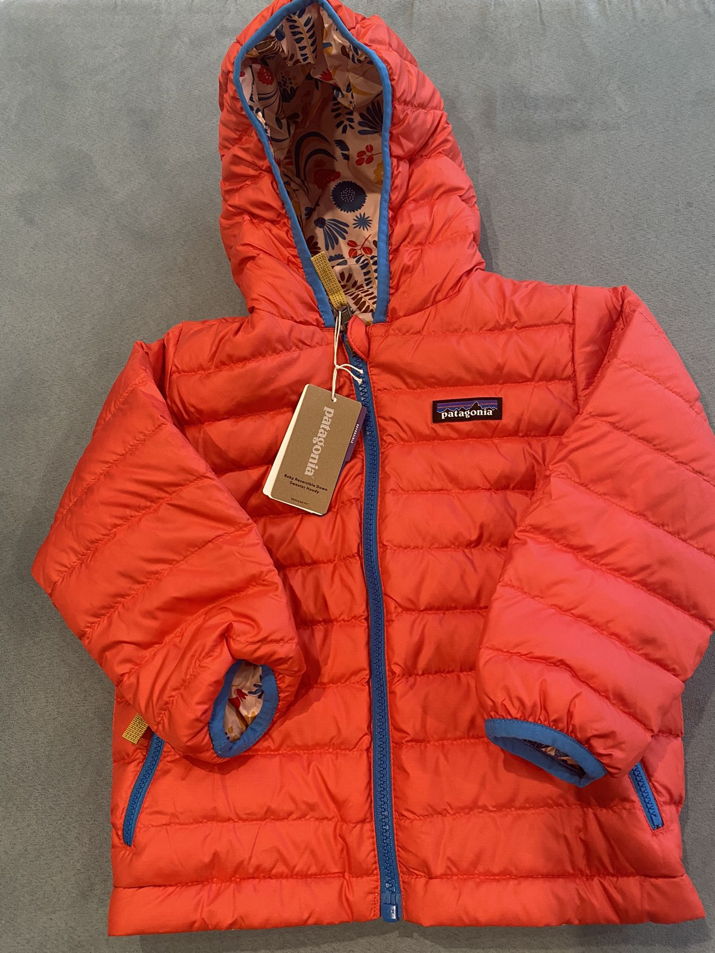 Toddler Patagonia Reversible Down Sweater Hoodie Hoody 3T Baby Kids
