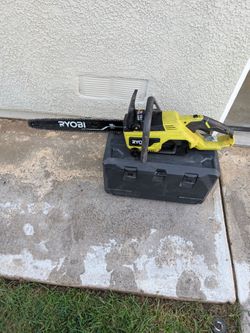 Ryobi chainsaw 18 inch. located in WASCO