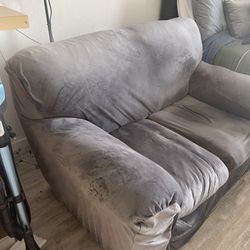 Fabric Love Seat Sofa
