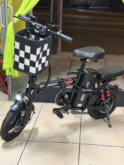 DDC SPORT FOLDING EBIKE 700W PEAK- 28 MPH-28-45MILES RANGE-ALARM Folding Electric Bike for Adults, 700W Peak Motor 28MPH, 48V 20Ah Removable Battery