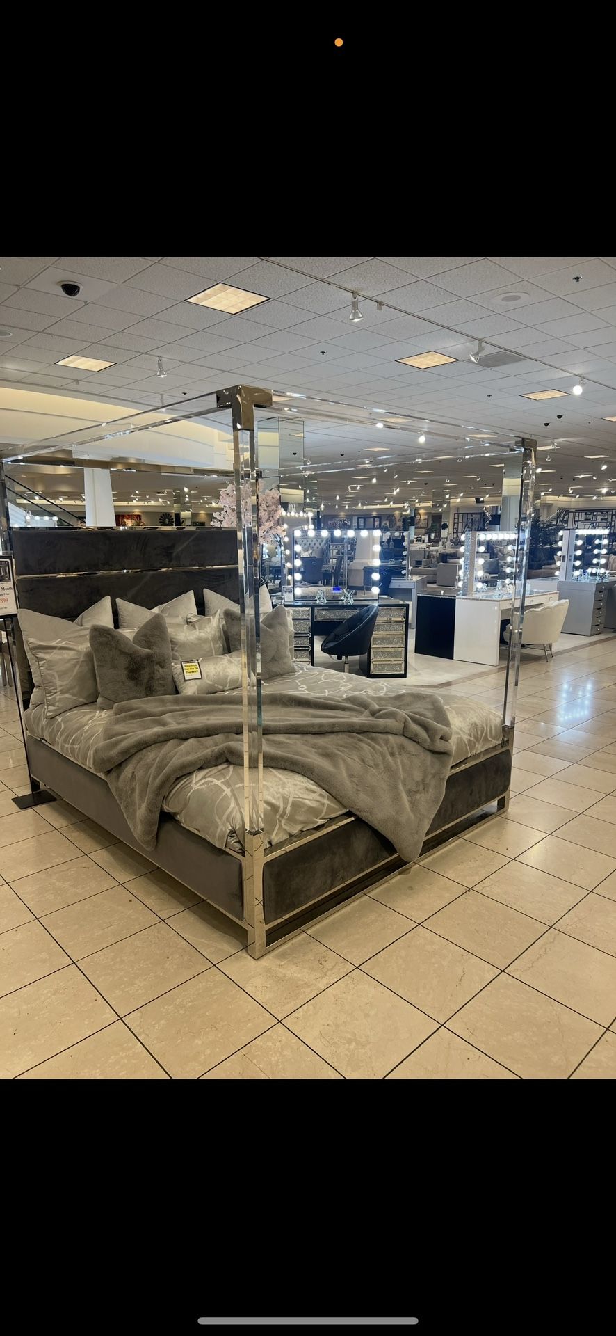 Cal King Canopy Bed Frame 