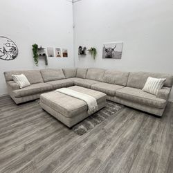 Cream Sectional Couch - Free Delivery 