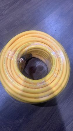 70ft 1/2'' Natural Gas Line Gas Tubing Pipe Kit for Construction Heaters NG Appliance Propane Equipment with 2 Male Fittings
