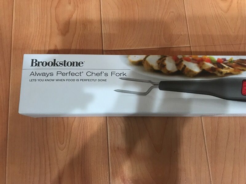 Brookstone Always Perfect Chefs Fork with Digital Meat