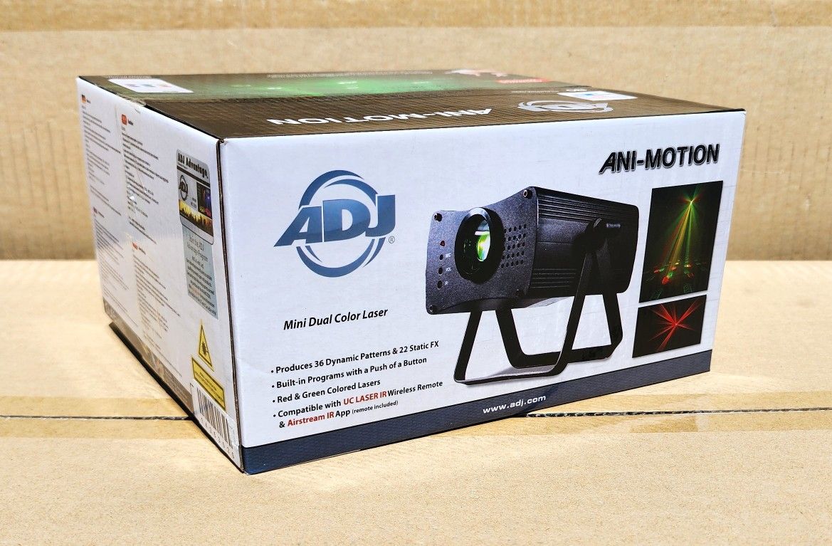 ADJ Ani Moyion Laser Light Red & Green Remote Controlled Sound Activated Lazer System 🚨 Payment Options Available 🚨 No Credit Needed 🚨 